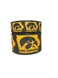 1.5 or 3 Inch Wide Iowa Football Printed Grosgrain Hair Bow Ribbon(sold in 3 yard increments)