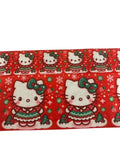 1.5 or 3 Inch Wide Hello Kitty on Hair Bow Craft Grosgrain Ribbon (sold in 3 yard increments)