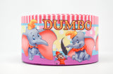 1.5 or 3 Inch Wide Dumbo Printed Grosgrain Cheer Bow Ribbon (sold in 3 yard increments)