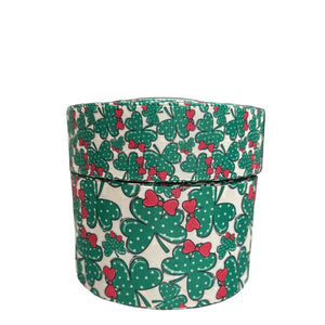 1.5" or 3'' Wide New St. Patrick's Day Minnie Red Bows on Clovers Hair Bow Craft Grosgrain Ribbon