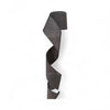 2.5 Inch Wired Solid Black Ribbon on Canvas (sold in 10 yard roll)
