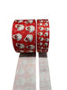 1.5 or 3 Inch Wide Christmas Holiday Black Santa Collage Printed Grosgrain Hair Bow Ribbon (sold in 3 yard increments)