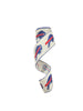 2.5 Inch Wired Buffalo on White Football Sports Team Ribbon (sold in 10 yard roll)