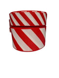 1.5 or 3 Inch Wide Holiday Wide Candy Canes Printed Grosgrain Hair Bow Ribbon for Crafts (sold in 3 yard increments)