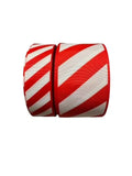 1.5 or 3 Inch Wide Holiday Wide Candy Canes Printed Grosgrain Hair Bow Ribbon for Crafts (sold in 3 yard increments)