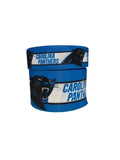 1.5 or 3 Inch Wide Carolina Panthers Printed Grosgrain Cheer Bow Ribbon (sold in 3 yard increments)