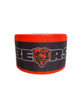 1.5 or 3 Inch Wide Chicago Bears Football Printed Grosgrain Hair Bow Ribbon (sold in 3 yard increments)