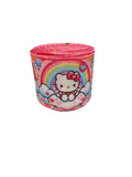 2.5 Inch Wired Kitty and Rainbows Collage on Ribbon (sold in 10 yard roll)