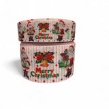1.5 or 3 Inch Wide Holiday Santa Presents Printed Grosgrain Hair Bow Ribbon for Crafts (sold in 3 yard increments)