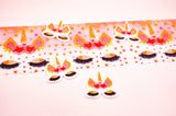 3 inch Pink Unicorn Grosgrain Ribbon for Cheer Bows (3 Yard Increments)