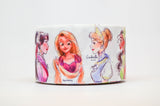 3" Wide Princess Portraits Printed Grosgrain Cheer Bow Ribbon (sold in 3 yard increments)
