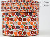 Girl Scout Cookies Print Grosgrain Cheer Bow Ribbon (sold in 3 yard increments)