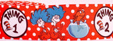 Thing 1 & Thing 2 Grosgrain Ribbon, Cheer Bow Ribbon (3 Yard)