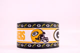 Green Bay Packers Grosgrain Ribbon, Hair Bow Material (3 Yards)