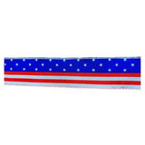 4th of July Wired American Flag Ribbon: 2.5 Inch, Red White Blue, 10-Yard Roll