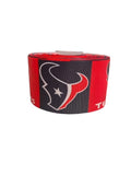 Houston Texans Ribbon, Sports Ribbon, Red & Black Grosgrain