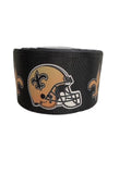 New Orleans Saints Ribbon, Gold Helmet Football Print (3 Yards)