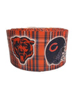 Chicago Bears Plaid Grosgrain Ribbon, Hair Bow Craft (3yd)