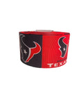 Houston Texans Ribbon, Sports Ribbon, Red & Black Grosgrain
