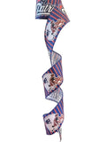 2.5 Inch Wired Patriots Football Sports Team Ribbon (sold in 10 yard roll)