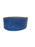 3" Chunky Sparkle Blue Cheer Ribbon (3 Yard Increments)
