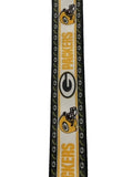 2.5 Inch Wired Greenbay Packers Football Sports Team Ribbon (sold in 10 yard roll)