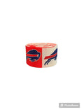 Buffalo Bills Football Printed Grosgrain Hair Bow Ribbon (sold in 3 yard increments)