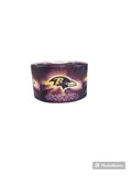 Baltimore Ravens Shine Printed Grosgrain Hair Bow Ribbon (sold in 3 yard increments)
