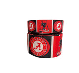 Alabama Crimson Tide Grosgrain Ribbon, College Football Printed (3 Yard)