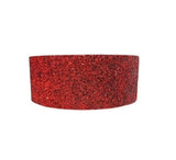 Chunky Sparkle Red Ribbon, Cheer & Hair Bow, 3-inch (3-yard increments)