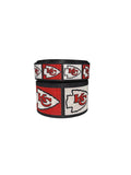 Chiefs Football Printed Grosgrain Ribbon, Hair Bow Ribbon (3 yards)