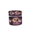 Baltimore Ravens Shine Printed Grosgrain Hair Bow Ribbon (sold in 3 yard increments)