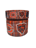 Chicago Bears Plaid Grosgrain Ribbon, Hair Bow Craft (3yd)