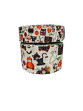 Halloween Collage Grosgrain Ribbon, Spooky Things Print (3 Yard Increments)