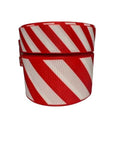 Candy Cane Striped Grosgrain Ribbon, Holiday Crafts (3 Yard Increments)