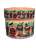 Holiday Drinks Printed Grosgrain Ribbon, Cheer Bow Hair Bow (3 Yards)