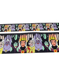 Villains Ursula Maleficent Evil Queen Cruella Black Drips Ribbon (1.5" or 3" Wide)