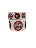 1.5 inch or 3 inch Wide Texas Baseball Team Printed Grosgrain Cheer Bow Ribbon (sold in 3 yard increments)