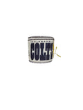 2.5 inch Wired Colts Collage Football Sports Team Ribbon (sold in 10 yard roll)