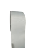 3 Inch Wide Solid Silver Grosgrain Ribbon (3 Yard Increments)