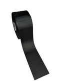 3 inch Wide Solid Black Grosgrain Cheer Bow Ribbon (sold in 3 yard increments)