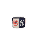 2.5 Inch Wired Yankees Block Baseball Sports Team Ribbon (sold in 10 yard roll)