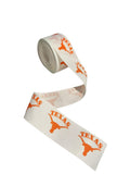 Texas College Football on Grosgrain Ribbon (1.5, 2, 3 Inch Widths)