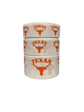 Texas College Football on Grosgrain Ribbon (1.5, 2, 3 Inch Widths)