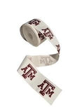 Texas Football on Grosgrain Ribbon (1.5, 2, 3 Inch Widths)