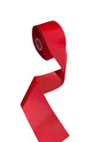 Solid Red Grosgrain Cheer Bow Ribbon (3 inch, 1.5 inch) – 3 Yard Increments
