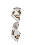 2.5 Inch Wired Purdue Football Team Ribbon (10 Yard Roll)