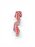 2.5 Inch Wired Red White Blue Stars and Stripes (sold in 10 yard roll)
