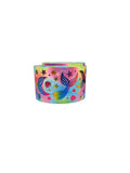 3 Inch Wide Rainbow Mermaid Tails on Foil Ribbon (Sold in 3 Yard Increments)