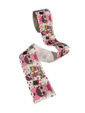 3 Inch Wide Back to School Supplies and Apples Printed Ribbon (3 Yards)
